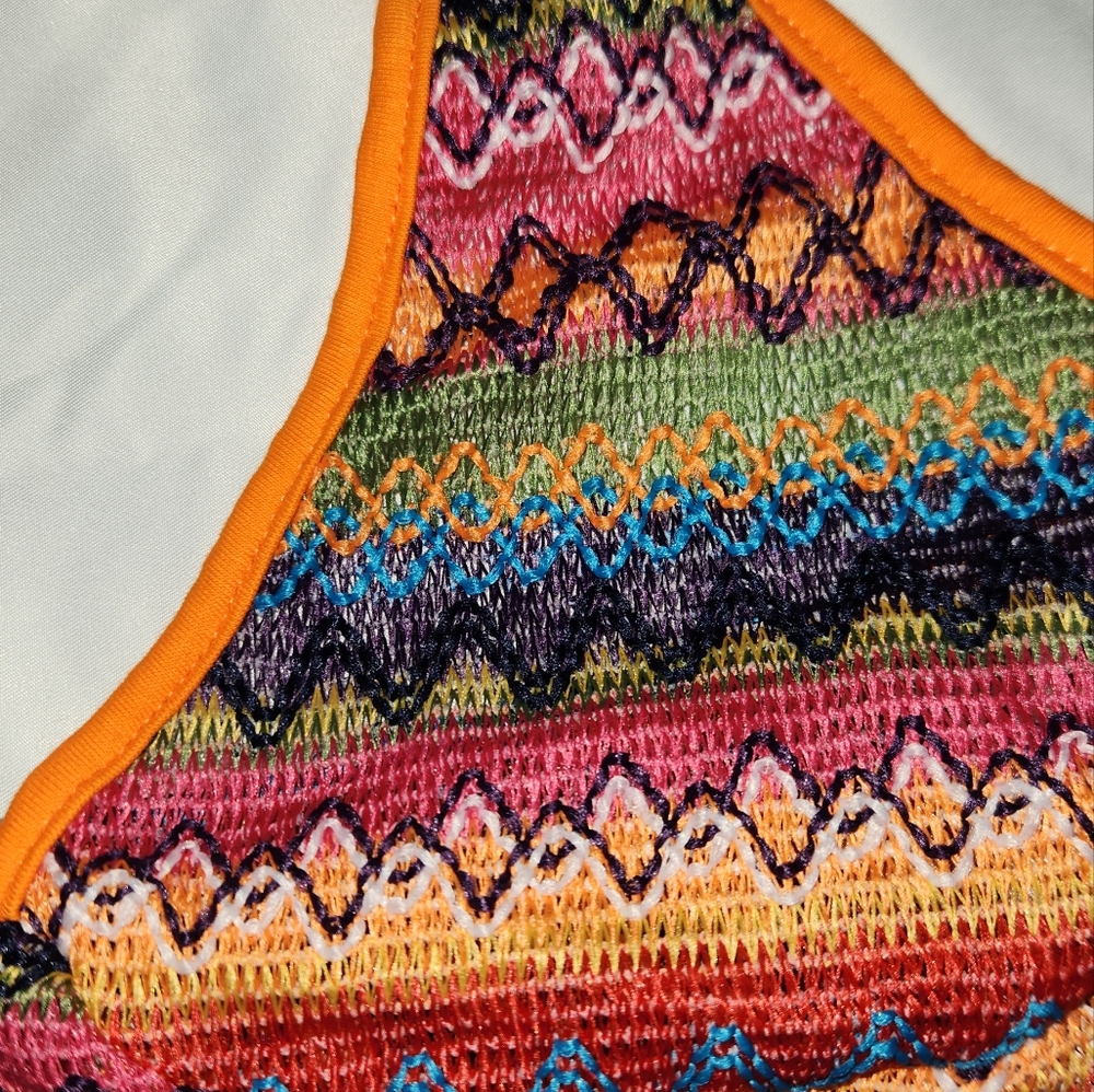 Multicolored Amazon Halter Top - Picture 4 of 5